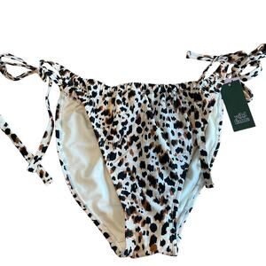 Wild Fable Women's Plus Size Animal Print Side Tie Bikini Bottom - Size 2X - NWT